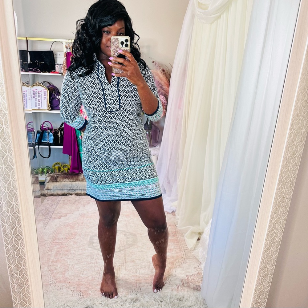 Work Attire Max Studio Dress with Patterns